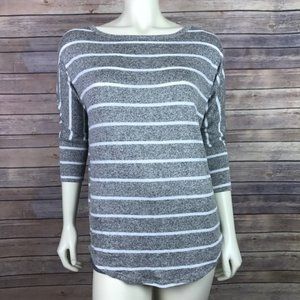 Market Spruce Striped Heather Dolman Top